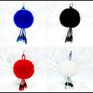 Pom Pom usb cable with charger